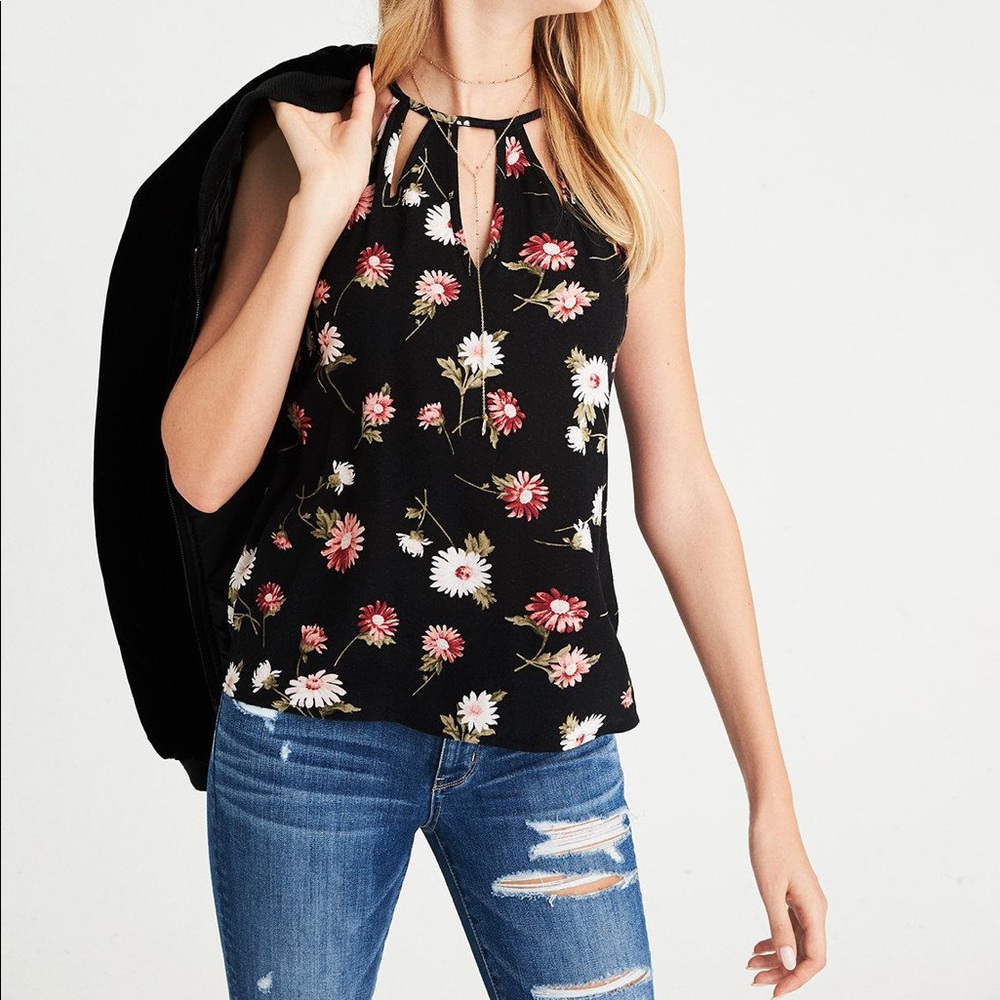 Floral American Eagle Cami